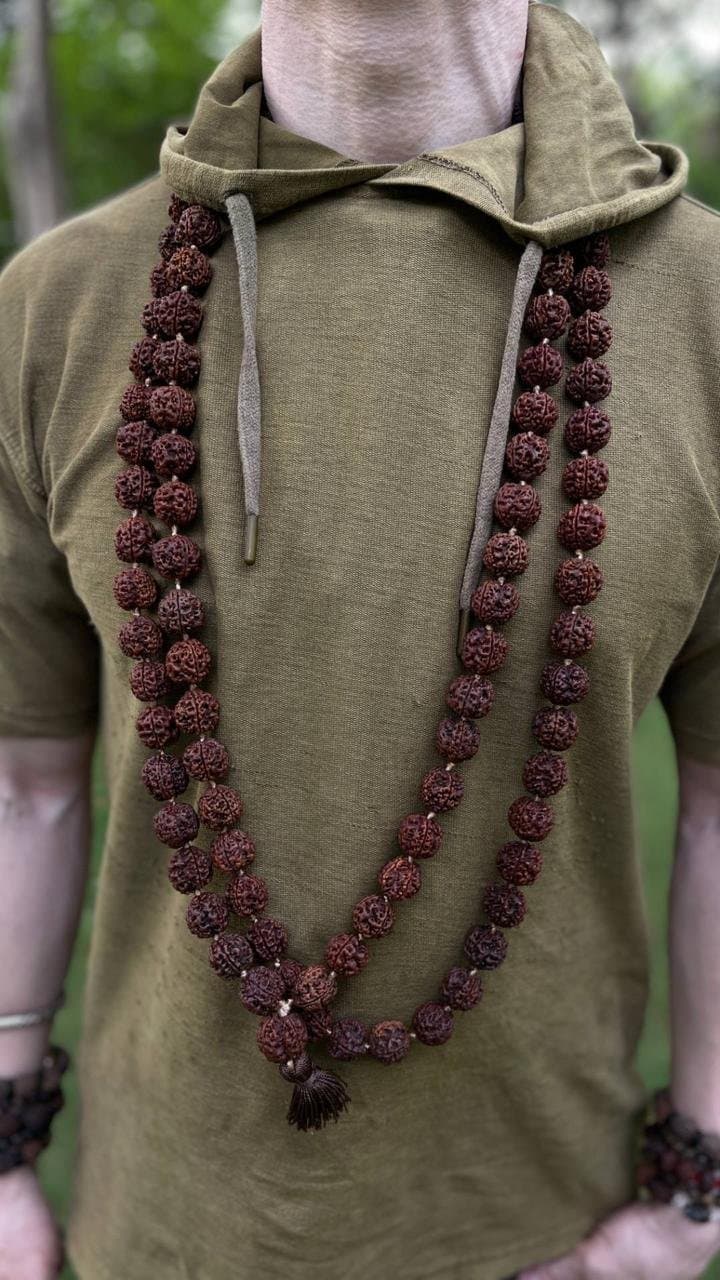 108-bead rudraksha mala